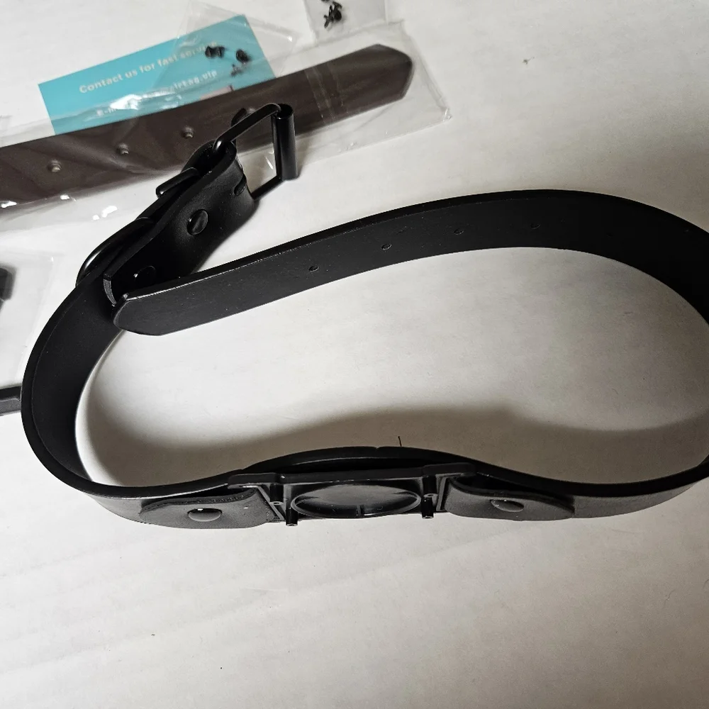 Air Tag Dog Collars Black &‎ Brown